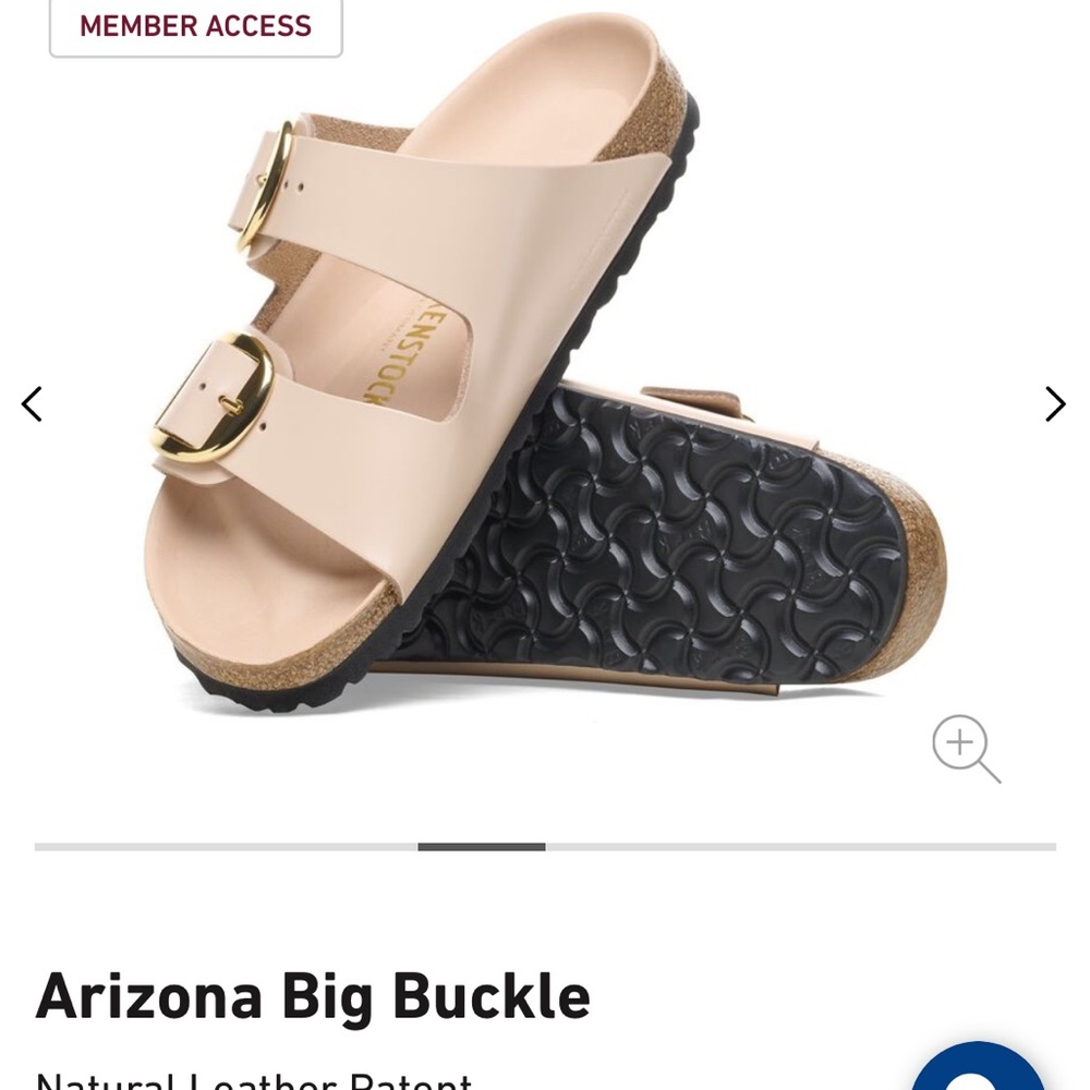 Arizona Birkenstock Big Buckle Blush Pink. Never Worn. NWOT.